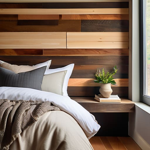 The "Found Object" Wood Slat Wall.