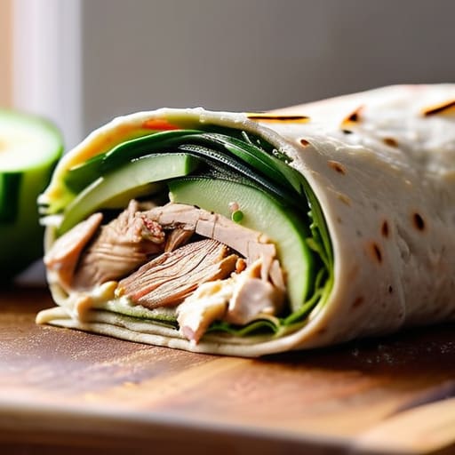 Making The 5-Minute Loaded Wrap.