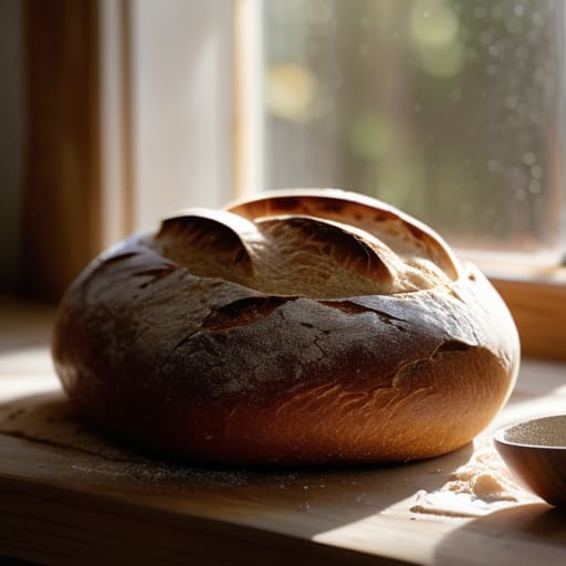 How to bake bread at home easily.