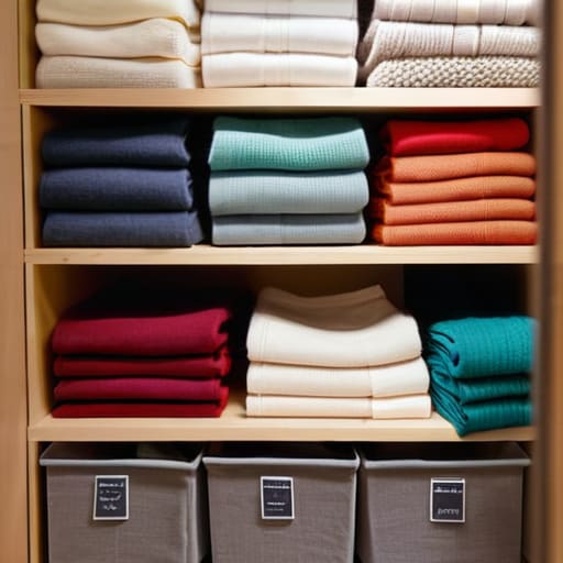 Tips on how to store seasonal items.