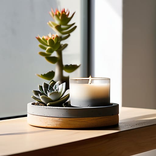 Modern and affordable concrete craft ideas.